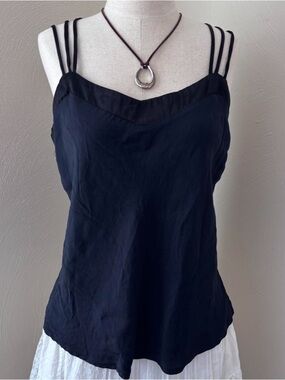 Rampage Black Triple-Strap Camisole